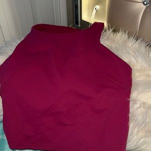 Lululemon magenta wundertrek tank top
